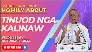 Fr Ciano Homily about TINUOD NGA KALINAW  1042023 [upl. by Joanne5]