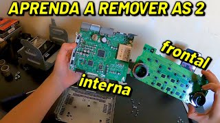 COMO RETIRAR A PLACA FRONTAL E INTERNA DO RÁDIO DO CIVIC G8 [upl. by Rik232]