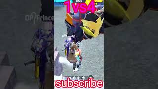 Intense Free Fire 1vs4 Battle  Can I Win🤯😯shortsfreefireffstatusvideo [upl. by Parsifal]