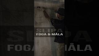 Slipa foga amp måla sand join amp paint [upl. by Oirasor]