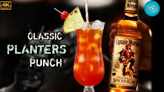 Planters Punch Cocktail Recipe  How to make Planters Punch Cocktail at home [upl. by Kerwon]