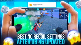 Found Best No Recoil Settings ⚙️ After Ob 46 Update 😱 Better Than Hack  Only Red Number Settings⚙️ [upl. by Isadora]