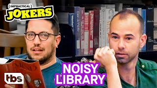 Sal vs Murr in a College Library Challenge Clip  Impractical Jokers  TBS [upl. by Suiradal]