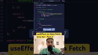 Data Fetching in useEffect  Part 2 reactjstutorial reactjs [upl. by Dania368]