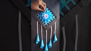 Beautiful Flower Wall Hanging Craft using Paper short youtubeshort viral reel trending diy [upl. by Arakawa]