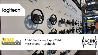 ADAC SimRacing Expo 2024  Messestand  Logitech [upl. by Nrubloc]