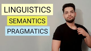 Linguistics  SEMANTICS and PRAGMATICS in hindi [upl. by Ronel]