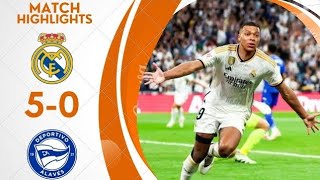 Real Madrid VS Deportivo Alaves  All Goals [upl. by Yspyg]