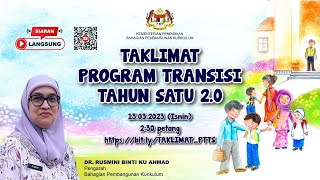 Taklimat Program Transisi Tahun Satu 20 [upl. by Bernardina262]