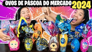 ABRINDO OVO DE PÁSCOA COM SURPRESA 2024  Blog das irmãs [upl. by Ellinger318]