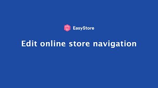 Sales Channel Online Store │ How to Edit Online Store Navigations menu footer │ Eng [upl. by Amie]