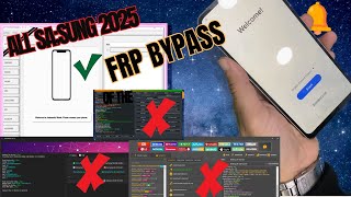 Samsung Frp Unlock 20242025 Big Update Tool Old Methods are not effective [upl. by Cirek]