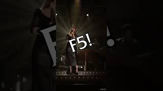 Kelly Clarkson SLAYING the F5 in All Hy Myself [upl. by Enoed947]