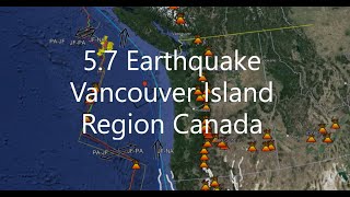 57 Earthquake Vancouver Island Region Canada [upl. by Colvin303]