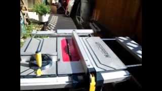 MasterCraft 15amp sliding table saw review [upl. by Ahcsat]