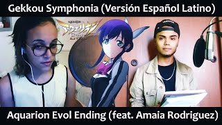 Gekkou Symphonia Español feat Amaia Rodriguez Aquarion Evol ED [upl. by Launce]