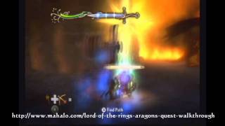 Lord of the Rings Aragorns Quest Walkthrough Moria pt 4 [upl. by Pillihpnhoj346]