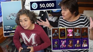 Niño Gasta 500 en FORTNITE con la Tarjeta de Credito de su Mamá TIENES QUE VERLO [upl. by Aiahc785]