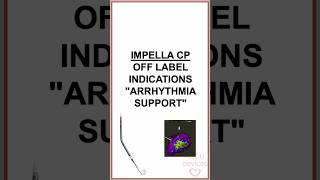 Impella off label application arrhythmia ablation support impella shorts [upl. by Watts]