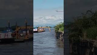 EL DRAGADO DEL RIO MAGDALENA EN BARRANCABERMEJA COLOMBIA HOY [upl. by Croom]