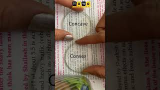 Concave Lens or Convex Lens lenses class10th class10science class10physics [upl. by Trisa]