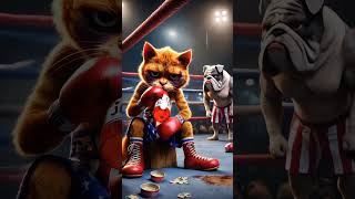 Whiskers Avenges His Father cat ai boxing hero [upl. by Aicyla836]