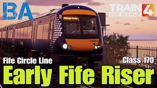 Early Fife Riser  New UK Scottish Route  Class 170 Turbostar  Train Sim World 4 [upl. by Marna]