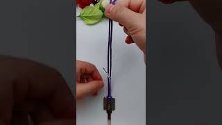 💕💕 Rope braiding skills sharing Handwoven basics teaching Pendant jewelry knotting tutor 200💕💕 [upl. by Quartas295]