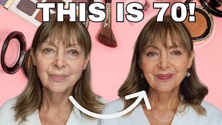 Minimalist Makeup at 70  Mature Skin Makeup Tutorial [upl. by Karon]