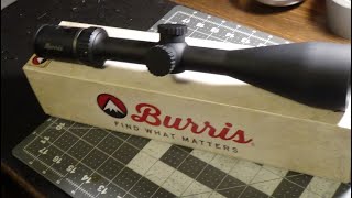 Burris rifle scope unboxing [upl. by Biagio]