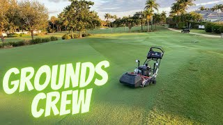 Reel Mowing Greens  Golf Course Maintenance  EP43 [upl. by Knapp]