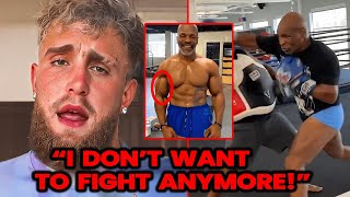 Jake paul reacts to mike tyson new footage AND CANCELLED THE FIGHTPros REVEAL [upl. by Nniw716]