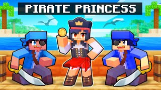 Playing as a PIRATE PRINCESS in Minecraft [upl. by Nylrehs]