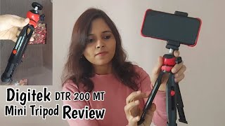 DIGITEK DTR200MT Portable amp Flexible Mini Tripod Review in Hindi  Digitek Mini Tripod Review [upl. by Soiritos504]