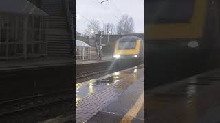 Dont squat next to an HST folks 43015 and 43135 on set HA23 hst fyp scotrail train shorts [upl. by Elcarim]