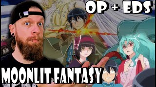 TSUKIMICHI Moonlit Fantasy openings and endings reaction [upl. by Roleat]