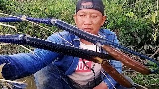 MENAKJUBKAN MANCING UDANG GALAH DAPAT BABON MONSTER SUPER BESAR [upl. by Julietta]