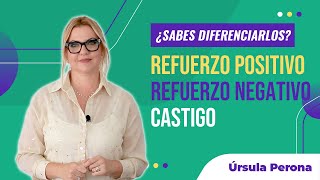 Aprende a diferencias refuerzo positivo refuerzo negativo y castigo [upl. by Dry]