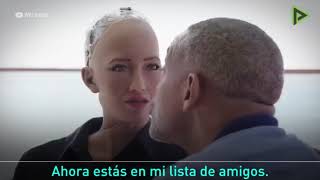 La cita de Will Smith con Sophia la Robot [upl. by Tilford506]