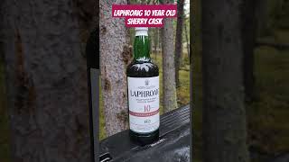 Laphroaig 10 Year Old Sherry Cask Review amp Giveaway from Reed Lake Manitoba Fishing Trip scotch [upl. by Harding]