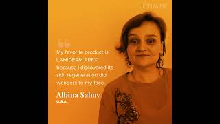 LAMIDERM APEX Endorsement by Albina Sahov [upl. by Rosenblum]