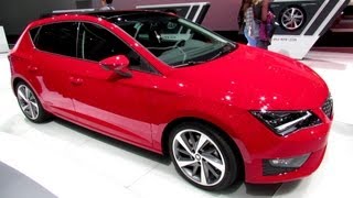 2014 Seat Leon FR  Exterior and Interior Walkaround  2013 Frankfurt Motor Show [upl. by Niraj]