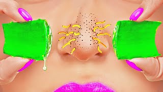 SMART ALOE VERA BEAUTY HACKS  New Girly Hacks And Tips by 123 GO SERIES [upl. by Elleon341]