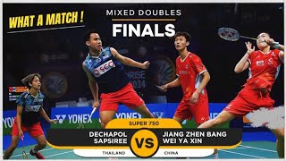 Dechapol PuavaranukrohSapsiree Taerattanachai vs JiangWei  India Open 2024 Badminton [upl. by Aihsercal]