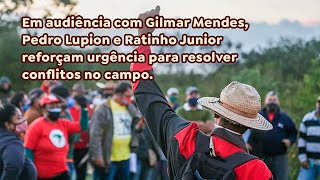 Com Gilmar Mendes Pedro Lupion e Ratinho Junior reforçam urgência para resolver conflitos no campo [upl. by Casavant]