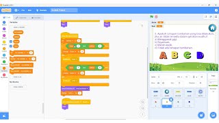 SCRATCH MEMBUAT SOAL PILIHAN GANDA [upl. by Schnapp]