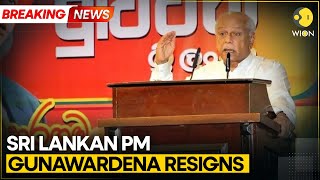 Sri Lanka Election Sri Lankan Prime Minister Dinesh Gunawardena resigns  Breaking News  WION [upl. by Seaman487]