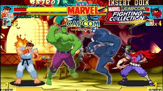 MARVEL VS CAPCOM FIGHTING COLLECTION  ARCADE CLASSICS SHOWCASE IN 4K [upl. by Nikolos]