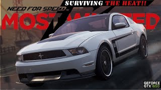 Shelby Cobra Mustang vs The Cops  Surviving the Heat in NFS Most Wanted 2012 [upl. by Nairret]