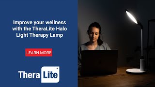 Theralite Halo Light Therapy Lamp Product Video [upl. by Teddman997]